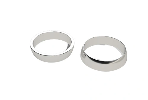 Spherical-flange